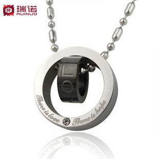 欧美钛钢男士项链