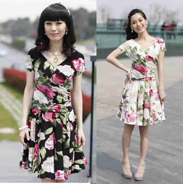 花边气质修身成熟