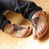 气质尖头罗马绑带