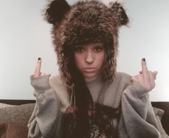 竖中指的图片霸气头像