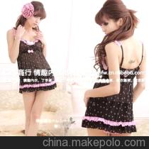 睡衣黑套装黑白购