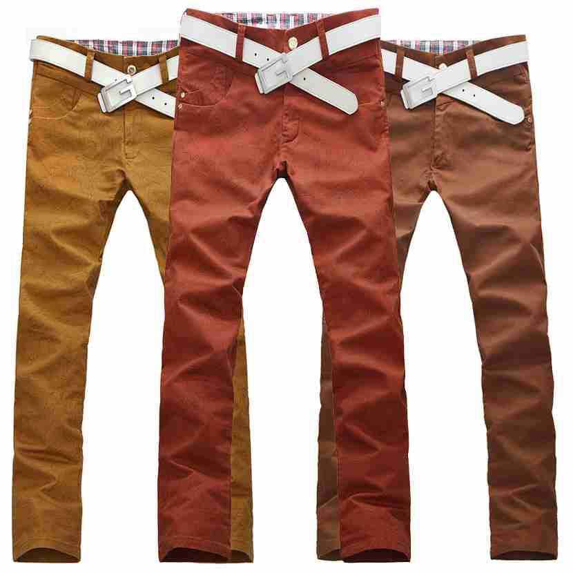 大理石纹休闲长裤欧美英伦风