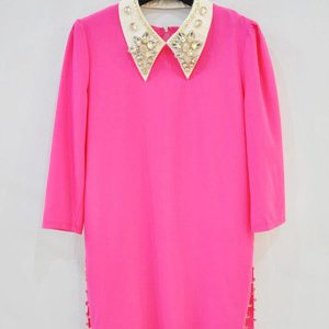 气质显瘦蝙蝠袖包臀杏