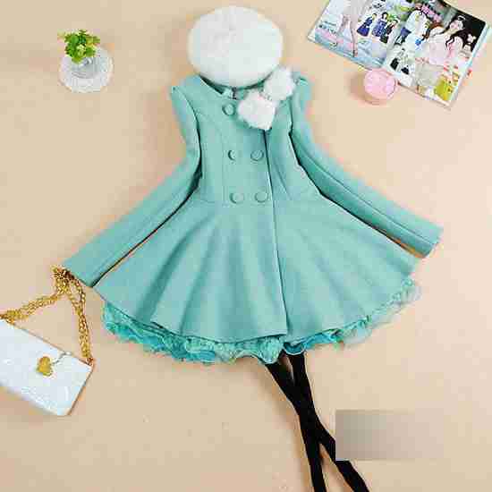 公主气质裙摆冬装