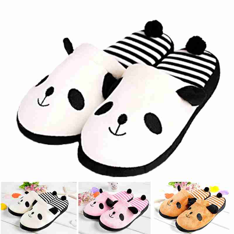 女式卡通棉拖鞋