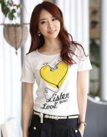 气质灯笼袖半袖娃娃衫