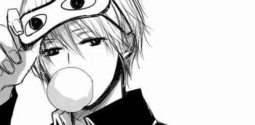 泡影黑白线条下的冷峻帅哥插画