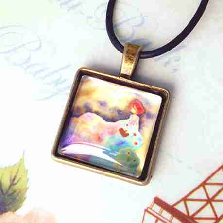 手绘手工项链毛衣链吊坠独家心水卡通气质女唯美个性