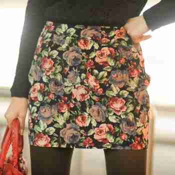 多图气质花苞裙子