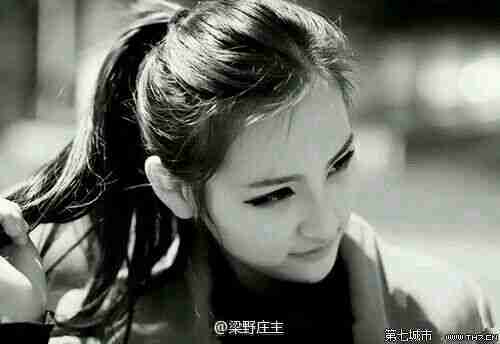 女生非主流黑白图片