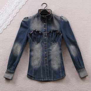 欧美立领外套路九妹