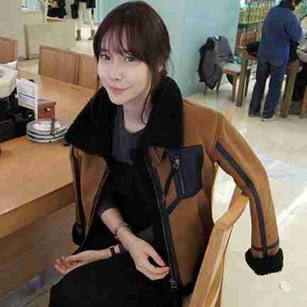 多图欧美皮革外套