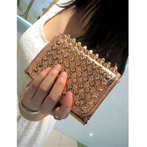 多图铆钉复古欧美