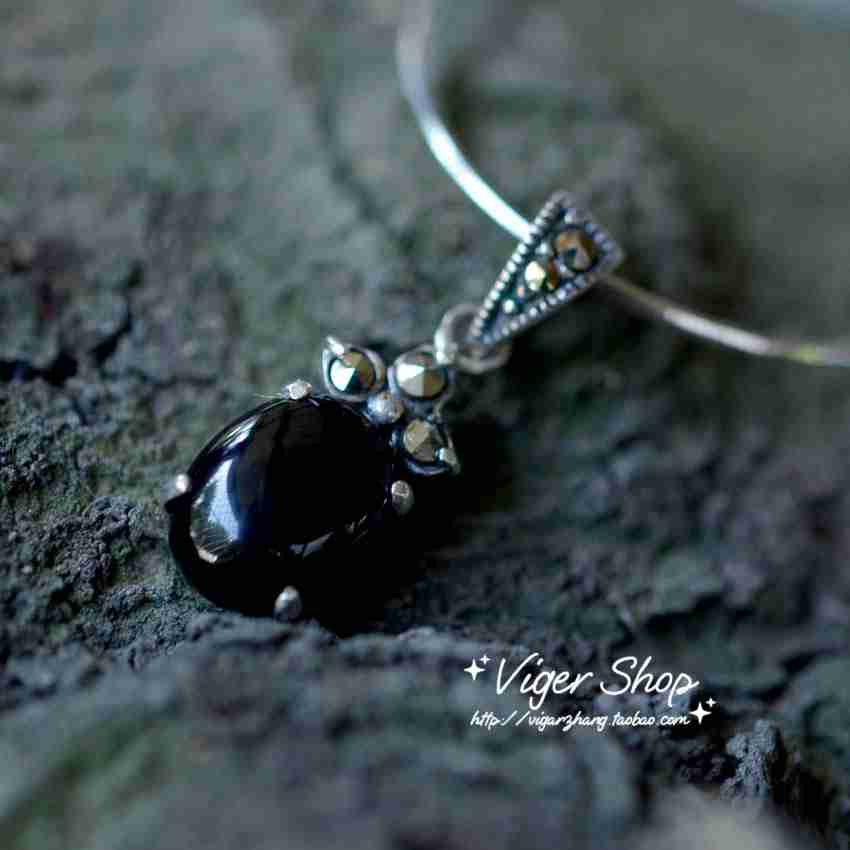 复古欧美风泰银项链吊坠