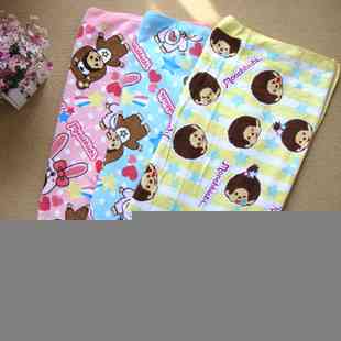 出口日本可爱卡通蒙奇奇浴巾外贸日单浴巾儿童大