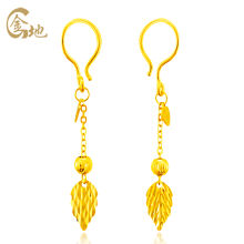 叶叶相思黄金结婚耳饰浪漫