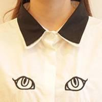 今日最新非主流好看的女生衣领头像