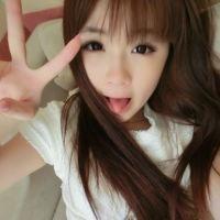 女生头像可爱剪刀手