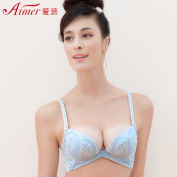 aimer爱慕浪漫诱惑薄无纺布杯文胸amp