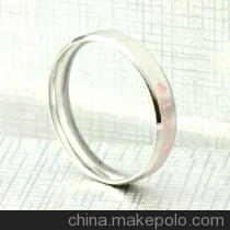 e英文女生钛钢戒指