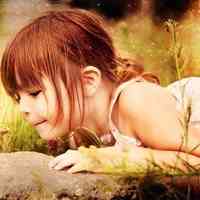 可爱欧美小萝莉个性好看微信头像