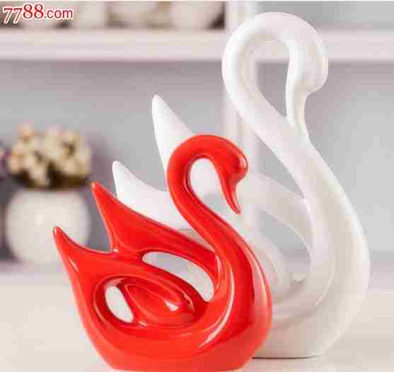 恩爱天鹅之吻情侣天鹅