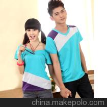 牙买加七彩麻叶原宿星空三角扎染渐变春夏t恤衫