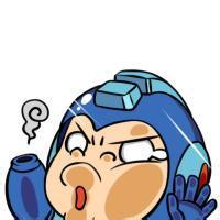 右侧嘟嘴卡通头像