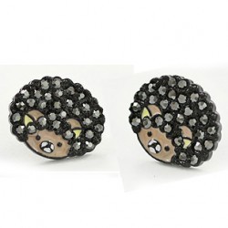 通爆炸头印第安小熊嘟嘟嘴