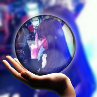 微信头像画中画女生头像萌哒哒