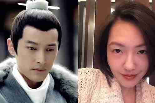 另外一张|贾静雯闭眼嘟嘴吻向胡歌