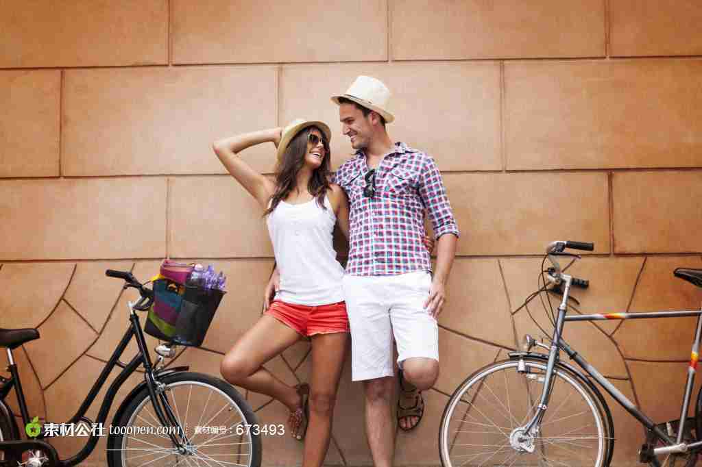 街拍甜蜜情侣高清图片下载