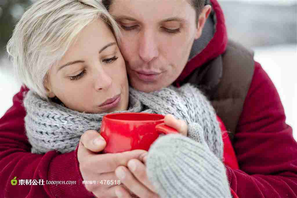 温暖咖啡情侣高清图片下载