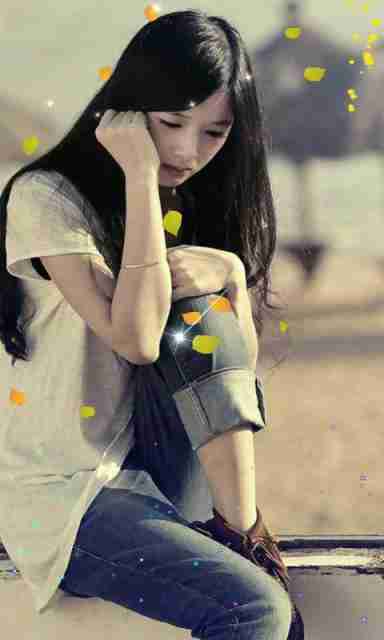 伤感女生一键锁屏