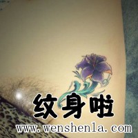 女生胯骨小清新纹身