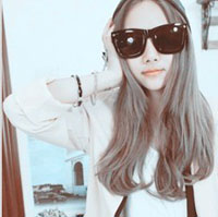 戴墨镜的清纯美女头像!