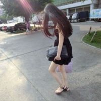 女生背影或侧面唯美小清新