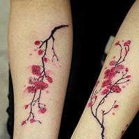 欧美霸气纹身情侣头像