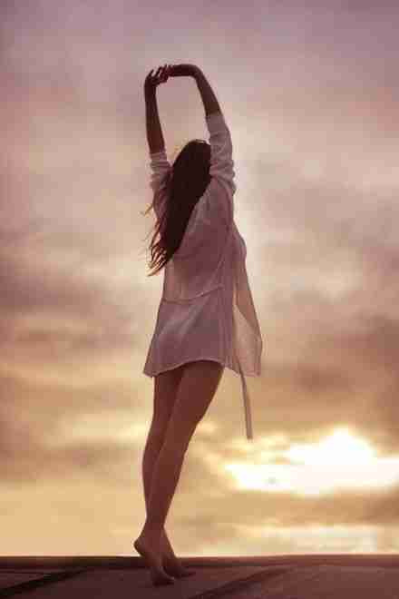 伤感欧美女生背影美图