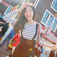 韩系小清新范儿的女生微信