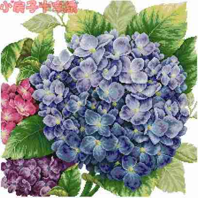 清新美丽仿真绣球花