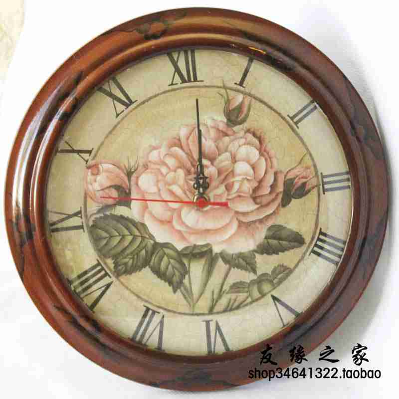 时尚钟表简约田园挂钟