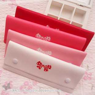 韩国白领mm最爱甜美糖果色时尚精致女人可爱蝴蝶结笔