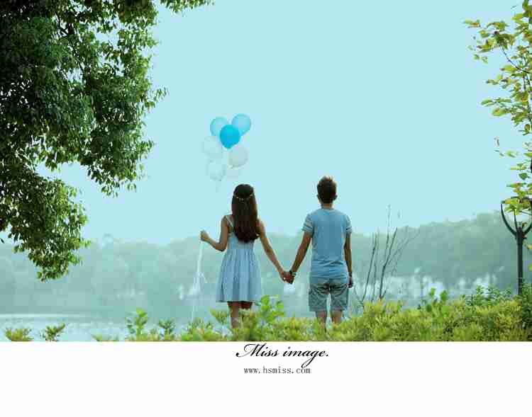 迷思影像工作室推出小清新风格情侣照