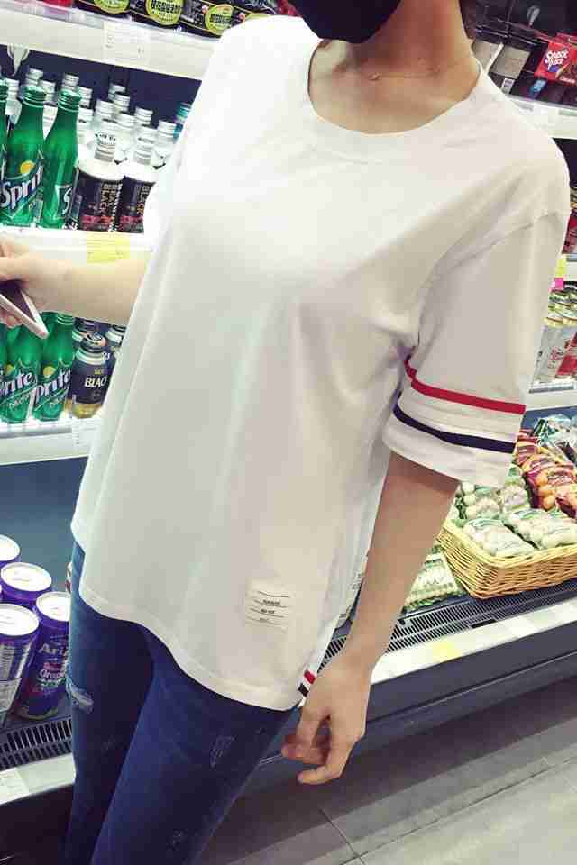 韩国情侣装小清新男女短袖打底衫情侣t恤