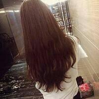 长发女背影头像唯美长发女头像