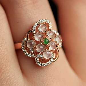 正品纯银戒指女戒