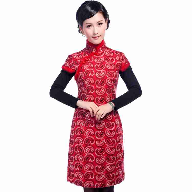 冬季旗袍复古·