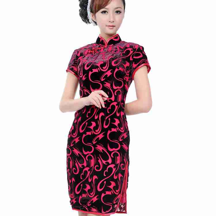 蚨祥中式豪华改良旗袍女士上海滩时尚秋装