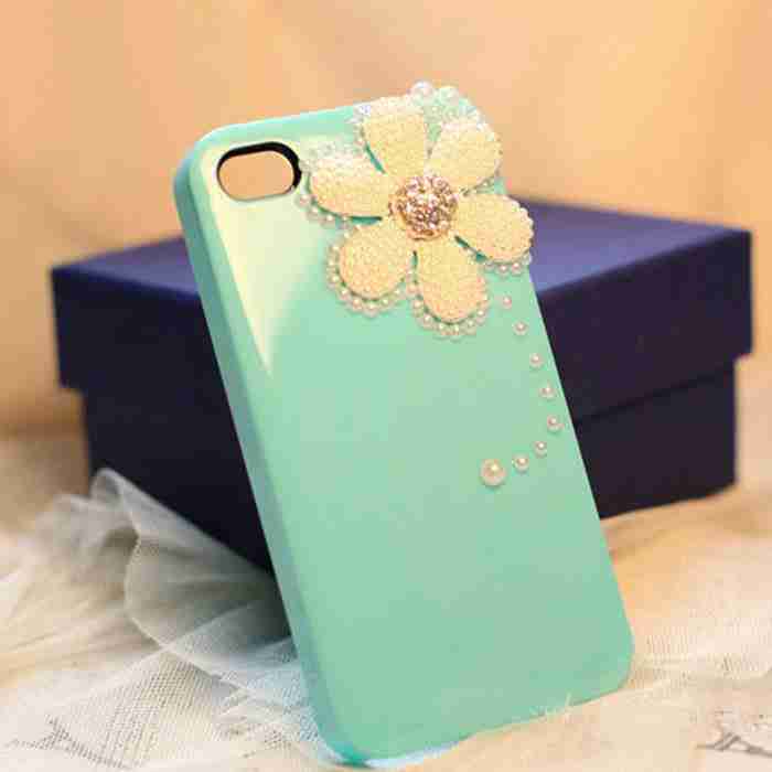 唯美珍珠菊花iphones手机壳